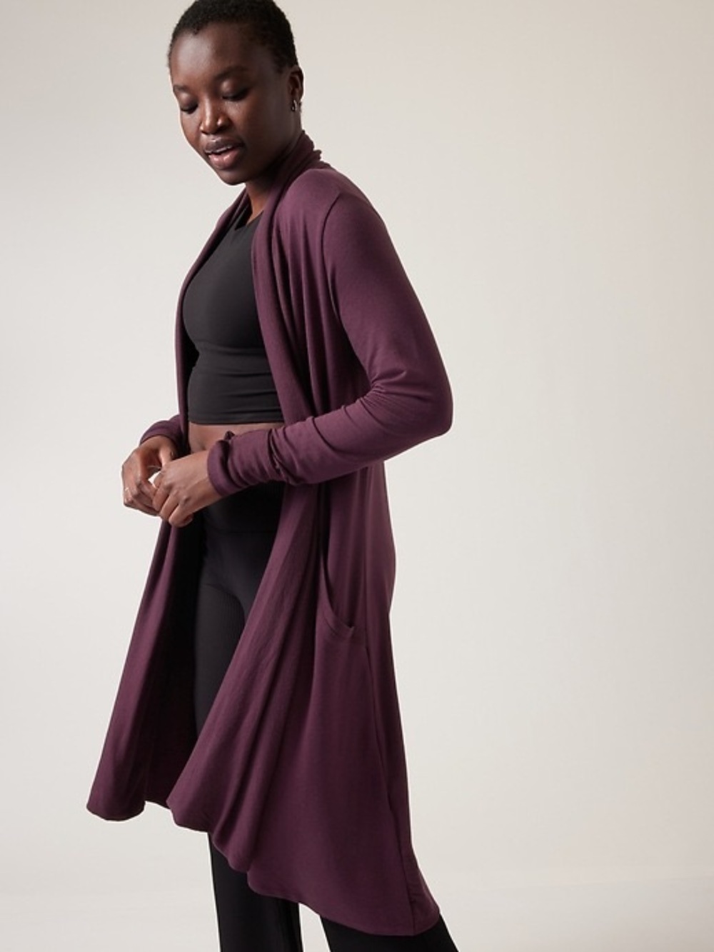 Athleta Tall Tencel Modal Pranayama Long Wrap Size M